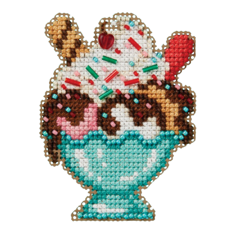 Ice Cream Sundae - Mill Hill - Spring Bouquet - Cross Stitch Kit