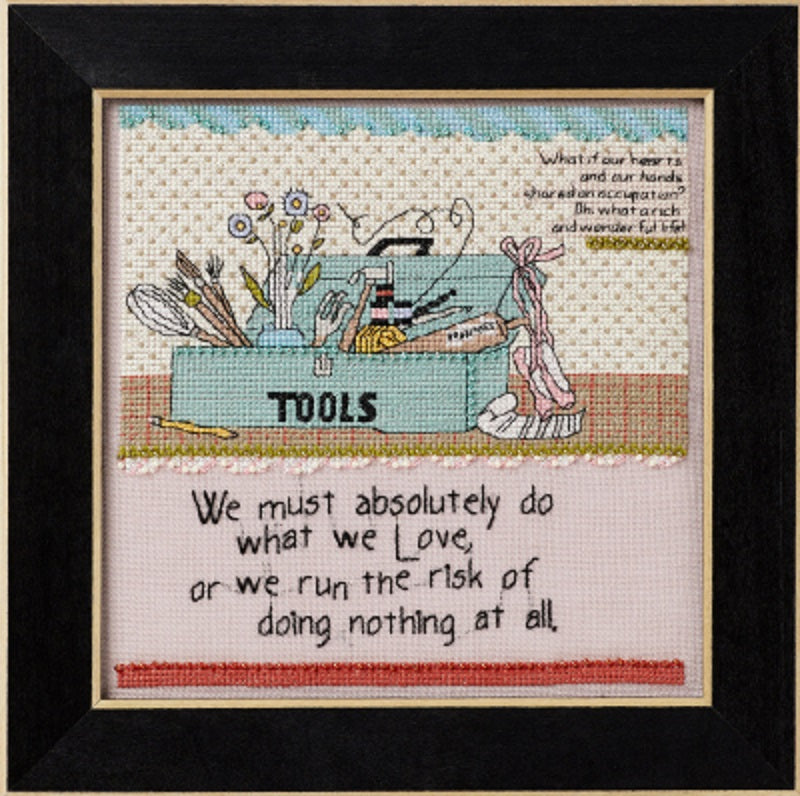 Absolutely - Curly Girl - Mill Hill - Cross Stitch Kit