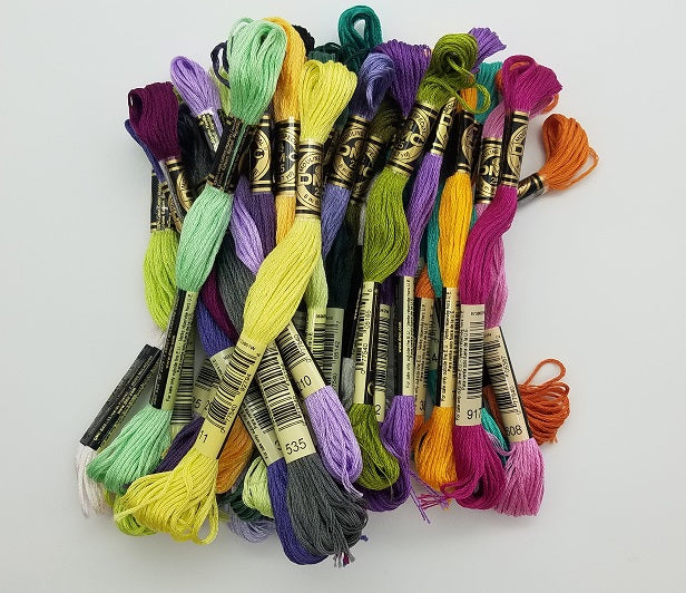 DMC Floss Set for Miss Dancing Flower - Mirabilia MD170