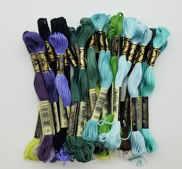 DMC Floss Set for Echo Lake - Mirabilia MD174