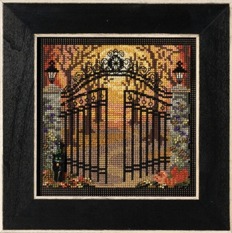 Spooky Gate - Mill Hill Buttons and Beads - Cross Stitch Kit