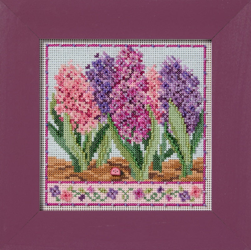 Hyacinths - Mill Hill Buttons and Beads - Cross Stitch Kit