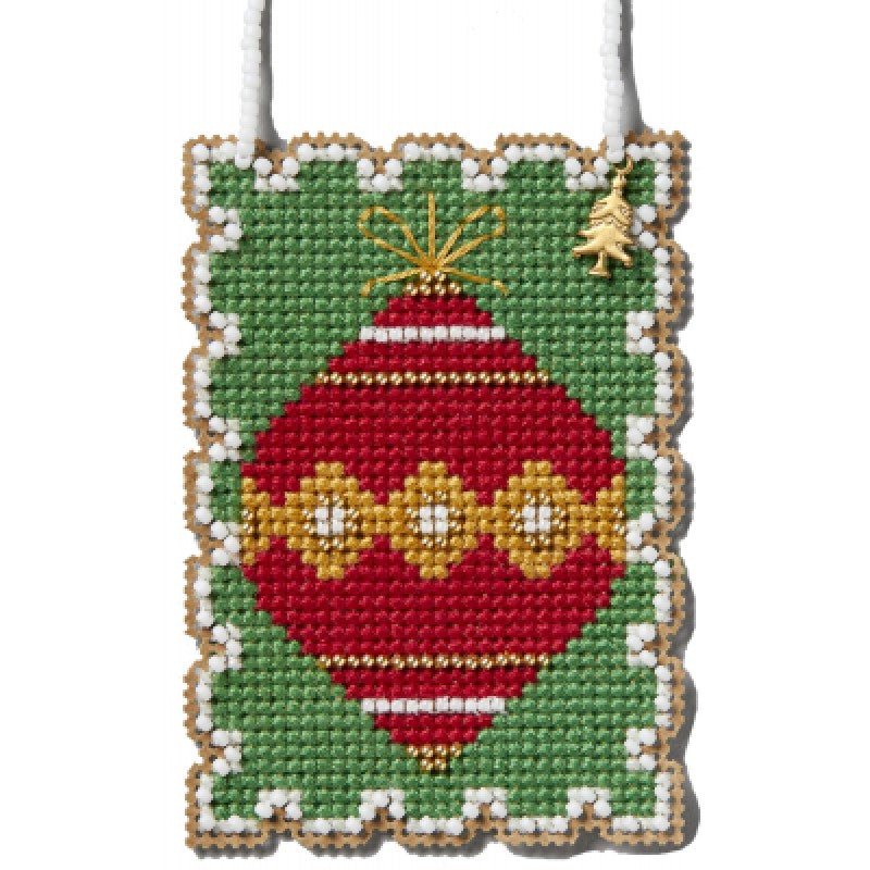 Ornament - Mill Hill Charmed Holiday Stamps - Cross Stitch Kit