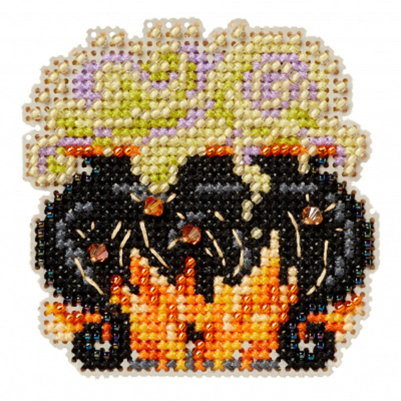 Witch's Cauldron - Mill Hill - Autumn Harvest - Cross Stitch Kit