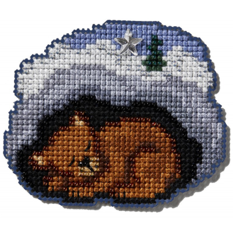 Hi-BEAR-nating - Mill Hill - Winter Holiday - Cross Stitch Kit