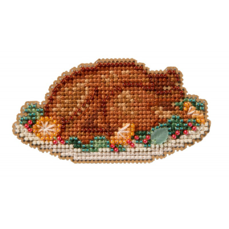 Turkey Platter - Mill Hill - Autumn Harvest - Cross Stitch Kit