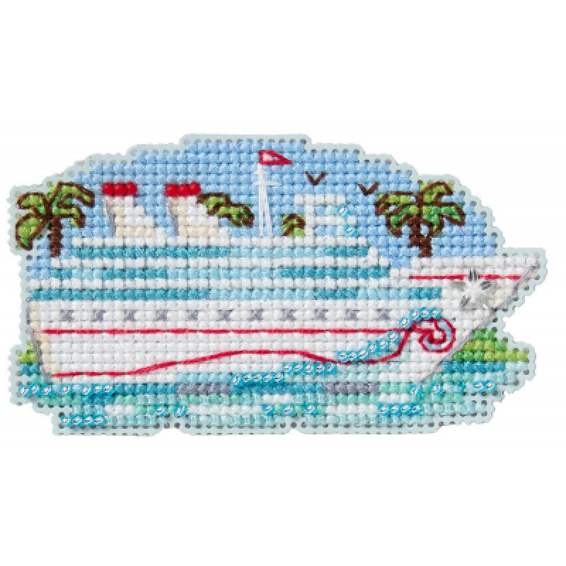 Winter Cruise - Mill Hill - Winter Holiday - Cross Stitch Kit