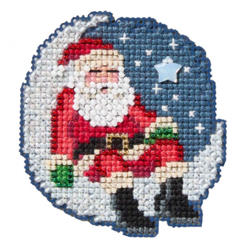 Sleepy Santa - Mill Hill - Winter Holiday - Cross Stitch Kit