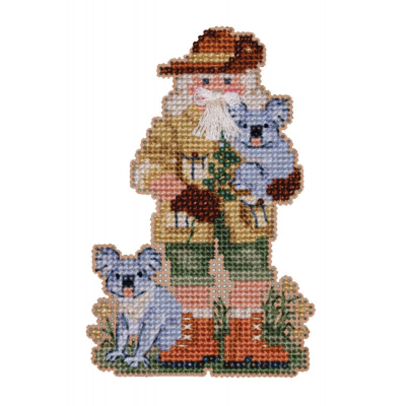 Koala Santa - Mill Hill - Down Under Santas - Cross Stitch Kit