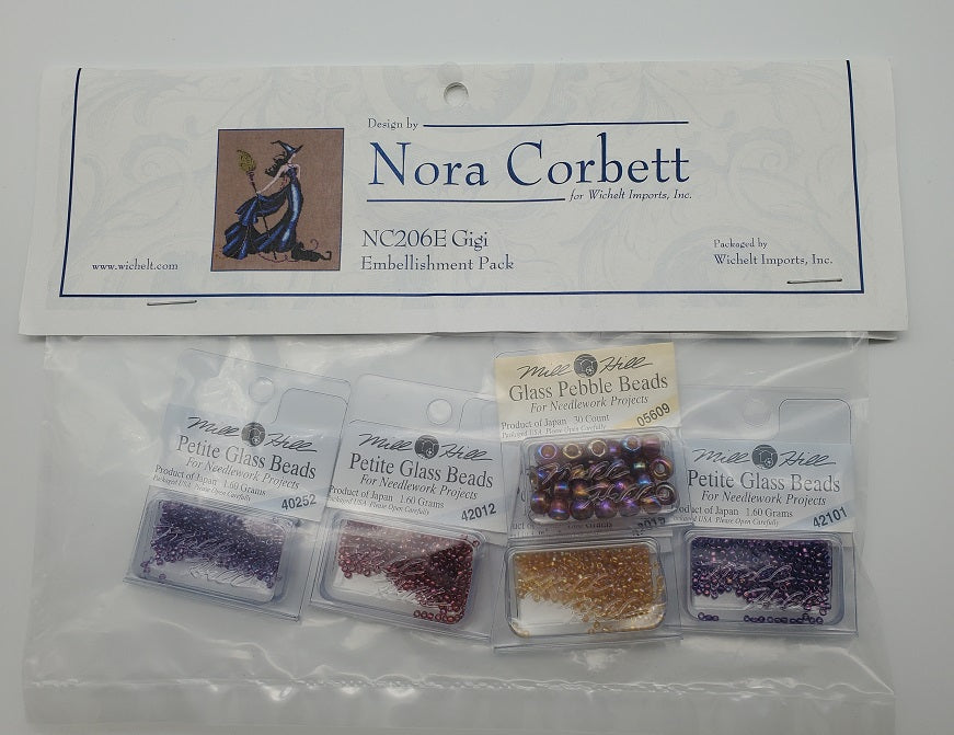 Gigi - Nora Corbett - Chart, Beads, All Thread - NC206