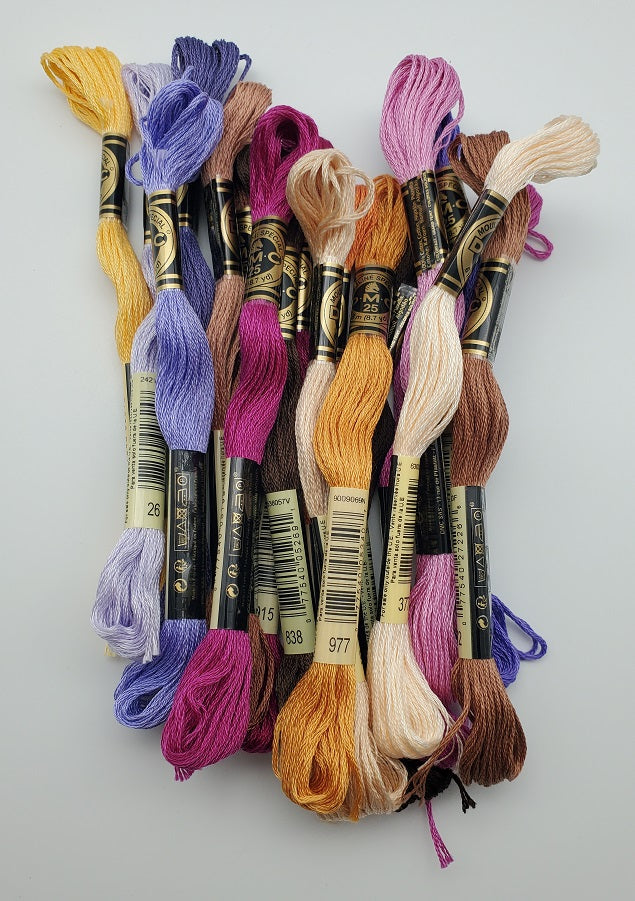 DMC Floss Set for Saint Kitts Mermaid - Nora Corbett NC373