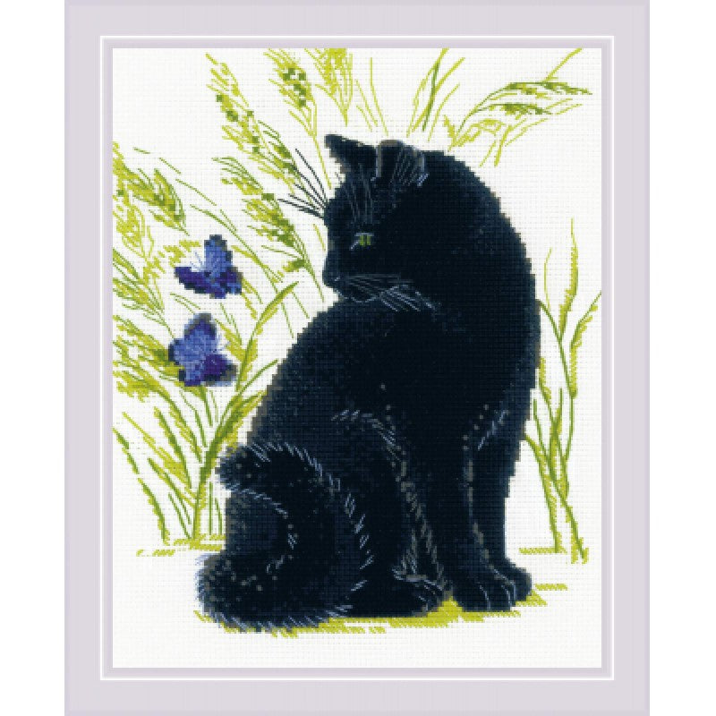 Black Cat - Riolis - Cross Stitch Kit