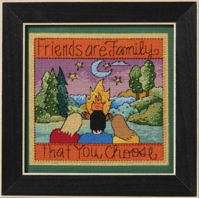Friends are Family - Mill Hill Sticks - Cross Stitch Kit
