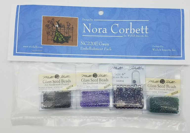 Gwen - Nora Corbett - Chart, Beads - NC220