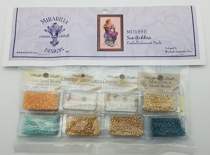 Sun Goddess - Mirabilia - Chart, Beads, All Thread - MD155