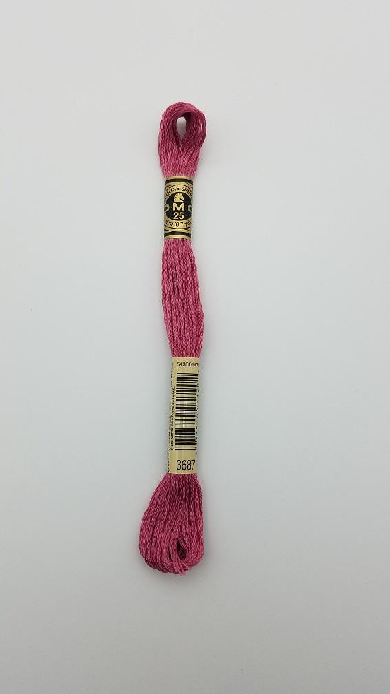 DMC 3687 - 6-Strand Floss - Mauve