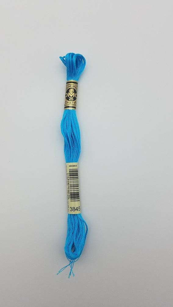 DMC 3845 - 6-Strand Floss - Bright Turquoise Medium