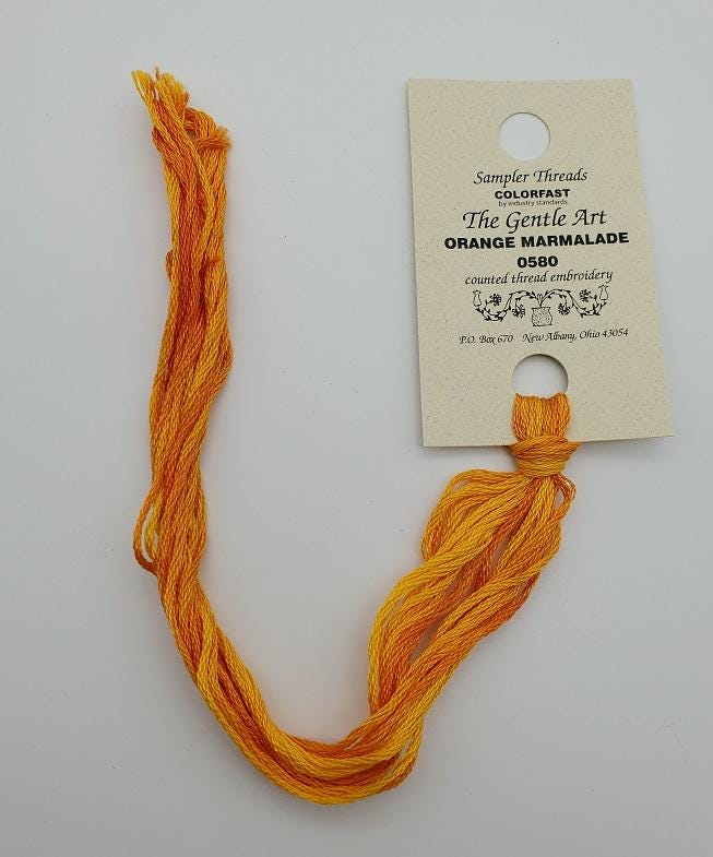 Orange Marmalade - Gentle Art Sampler Hand-Dyed Floss - 0580