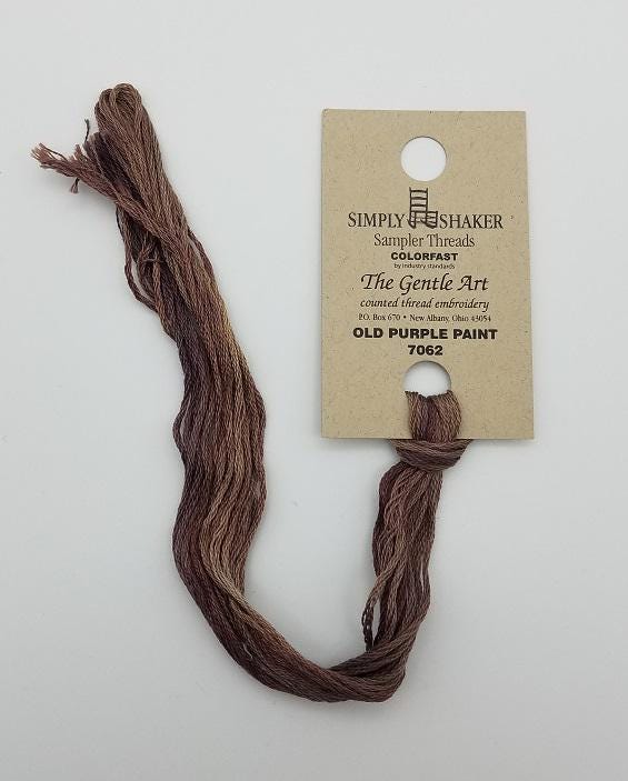 Old Purple Paint - Gentle Art Simply Shaker Hand-Dyed Floss - 7062