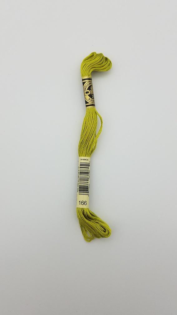 DMC 166 - 6-Strand Floss - Moss Green Medium Light