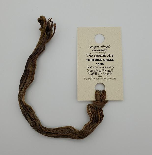 Tortoise Shell - Gentle Art Sampler Hand-Dyed Floss - 1194