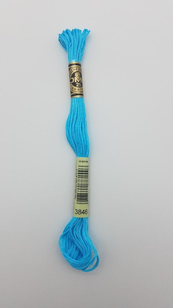 DMC 3846 - 6-Strand Floss - Bright Turquoise Light