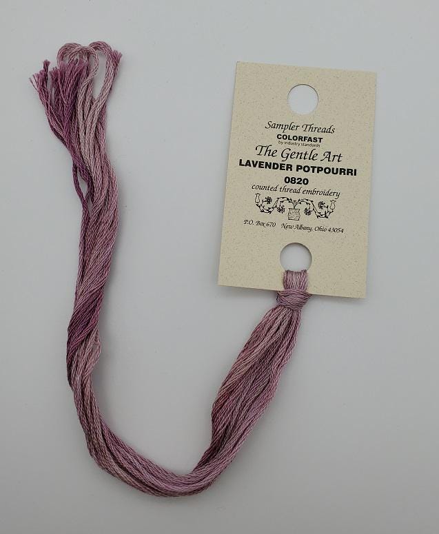 Lavender Potpourri - Gentle Art Sampler Hand-Dyed Floss - 0820