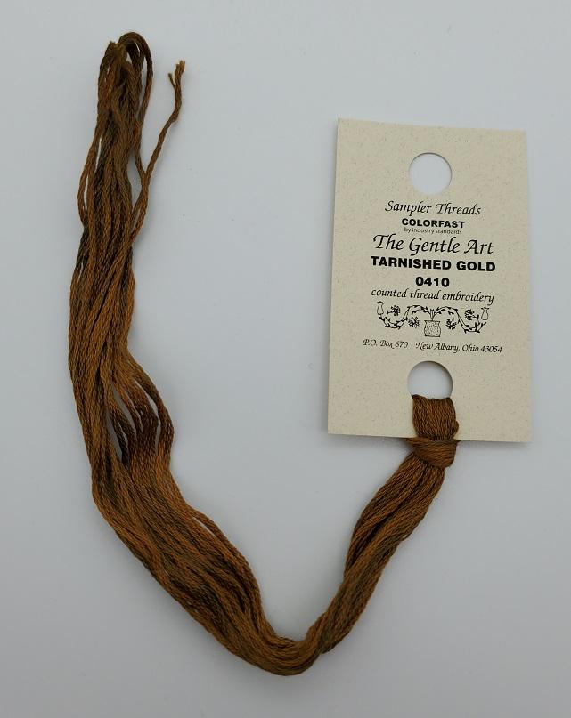 Tarnished Gold - Gentle Art Sampler Hand-Dyed Floss - 0410