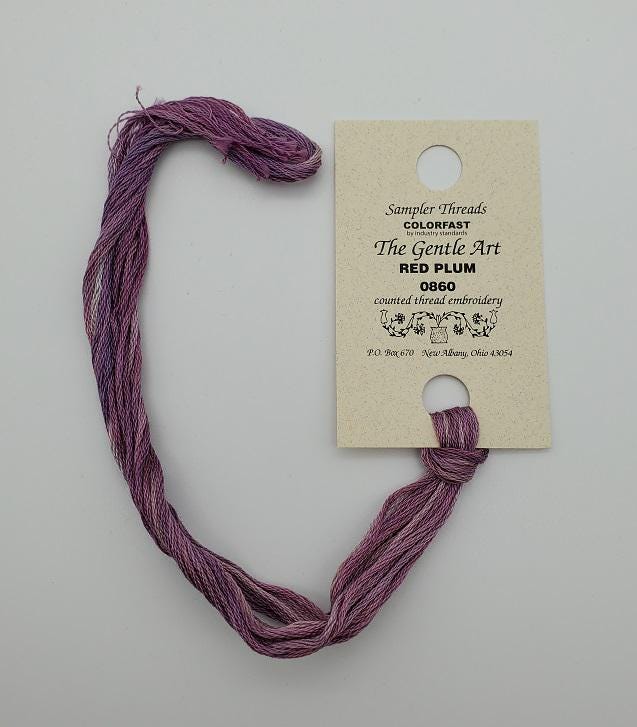 Red Plum - Gentle Art Sampler Hand-Dyed Floss - 0860