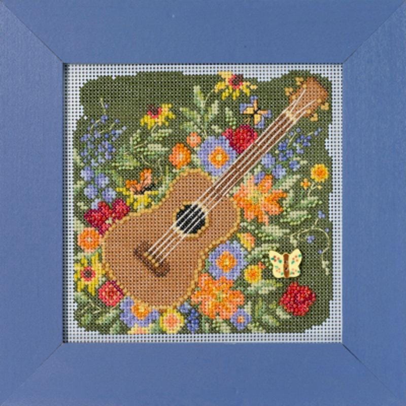 Festive Guitar - Mill Hill Buttons and Beads - Cross Stitch Kit - MH14-2316