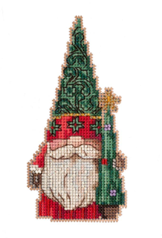 Gnome with Tree - Jim Shore - Mill Hill - Cross Stitch Kit
