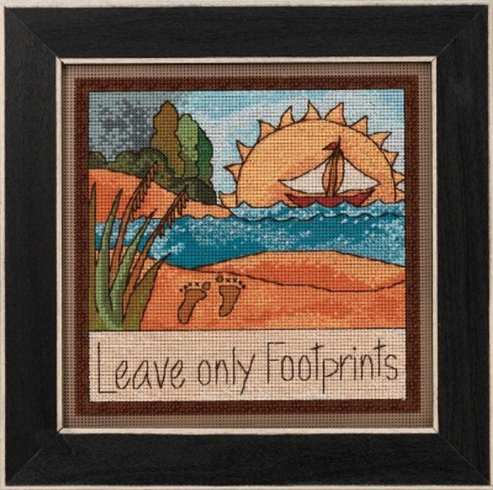 Leave Only Footprints - Mill Hill Sticks - Cross Stitch Kit - ST15-2012