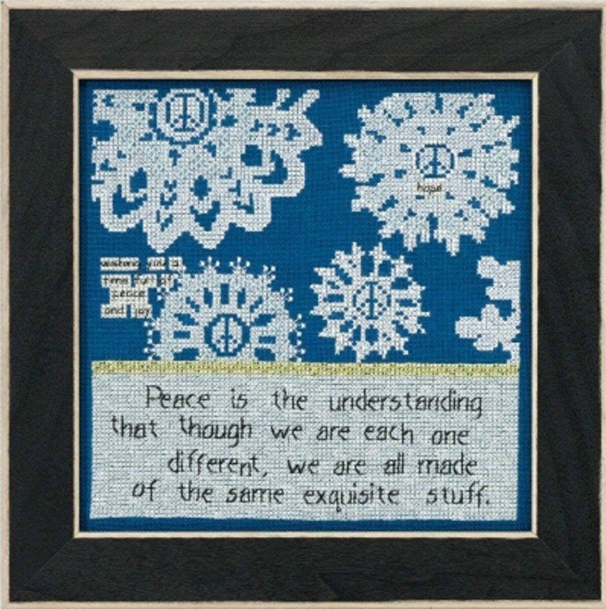 Peace - Curly Girl - Mill Hill - Cross Stitch Kit