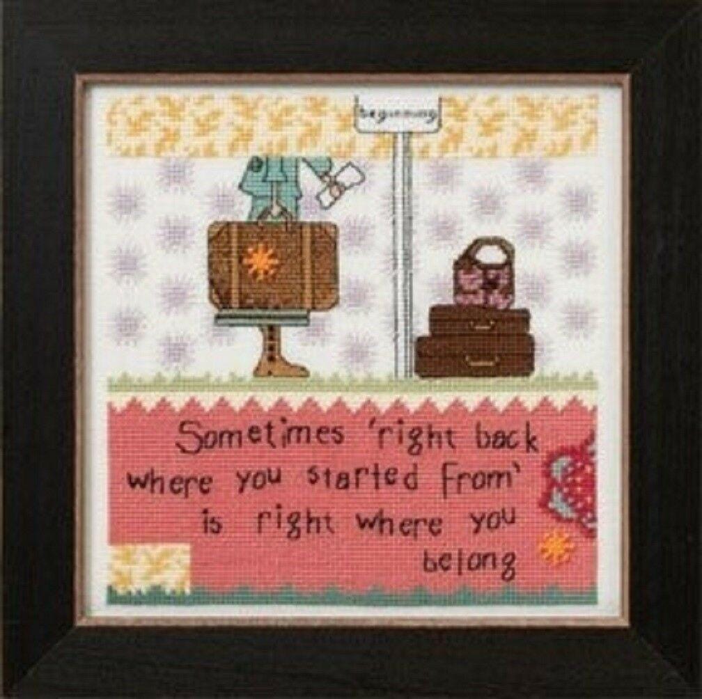 Right Back - Curly Girl - Mill Hill - Cross Stitch Kit