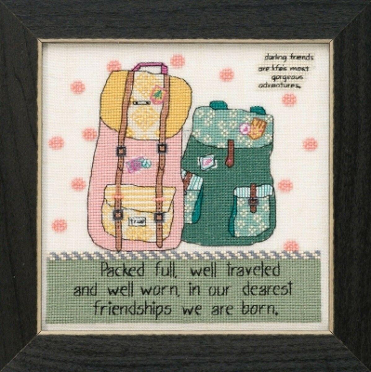 Packed Full - Curly Girl - Mill Hill - Cross Stitch Kit