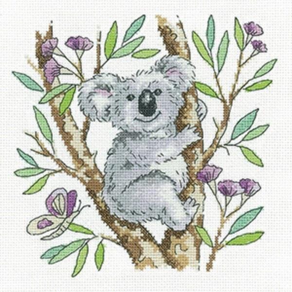 Koala - Counted Cross Stitch Kit - Heritage Crafts