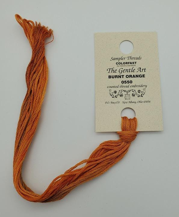 Burnt Orange - Gentle Art Sampler Hand-Dyed Floss - 0550
