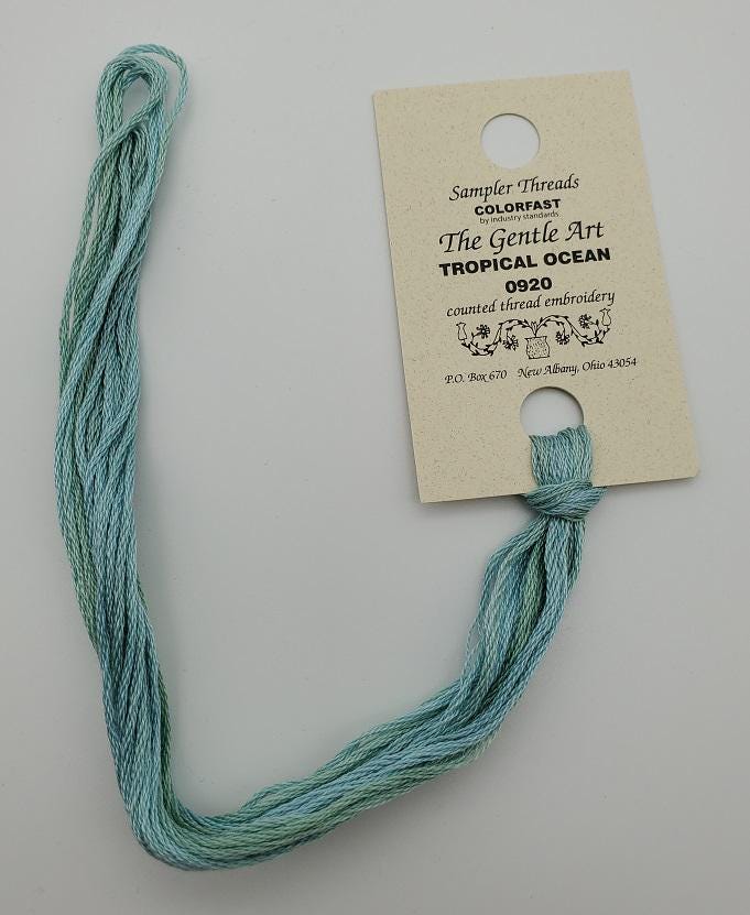 Tropical Ocean - Gentle Art Sampler Hand-Dyed Floss - 0920