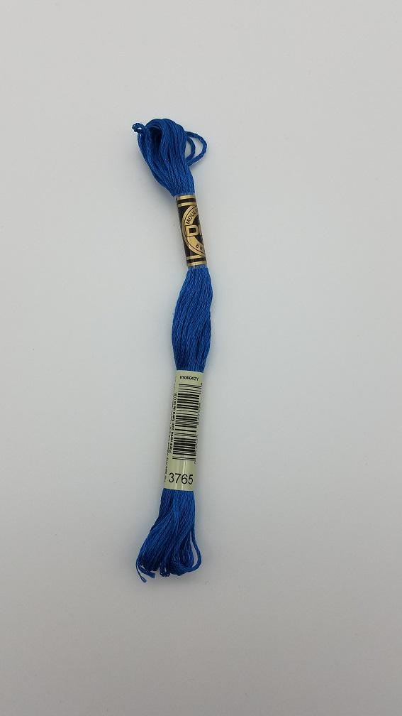 DMC 3765 - 6-Strand Floss - Peacock Blue Very Dark