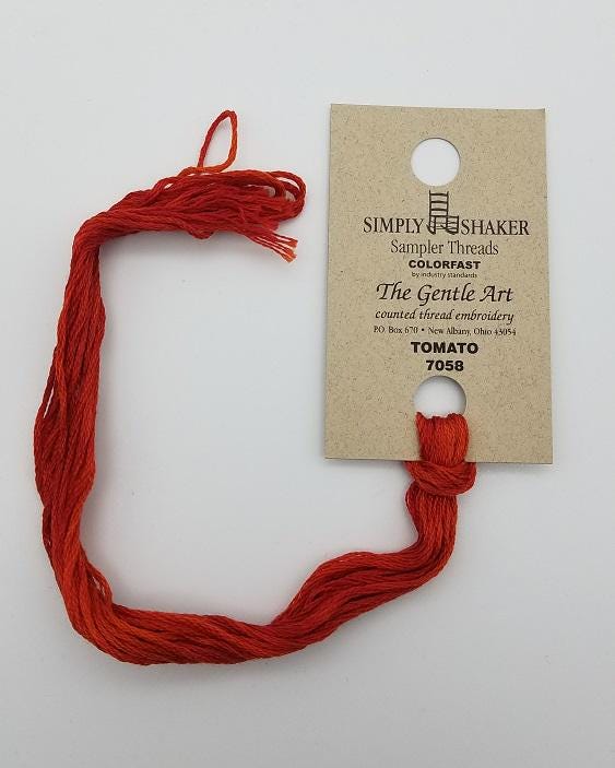 Tomato - Gentle Art Simply Shaker Hand-Dyed Floss - 7058