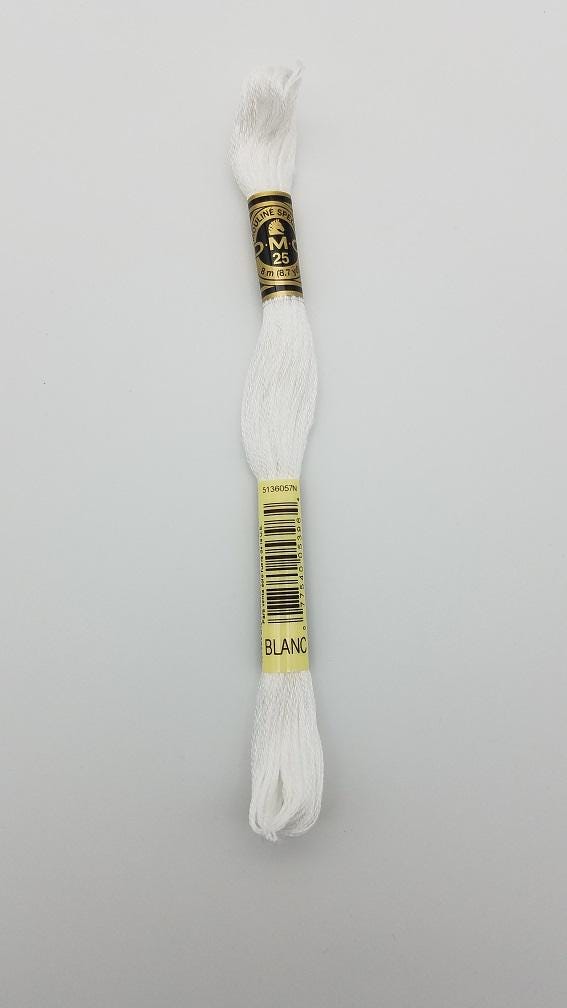 DMC WHITE - 6-Strand Floss - White