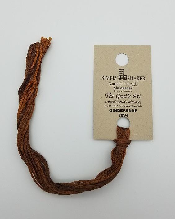 Gingersnap - Gentle Art Simply Shaker Hand-Dyed Floss - 7034