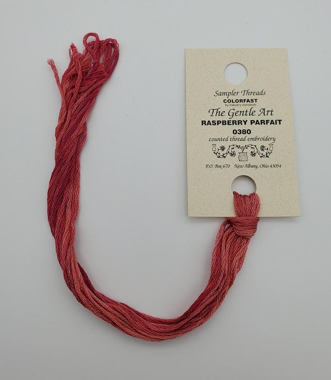 Raspberry Parfait - Gentle Art Sampler Hand-Dyed Floss - 0380