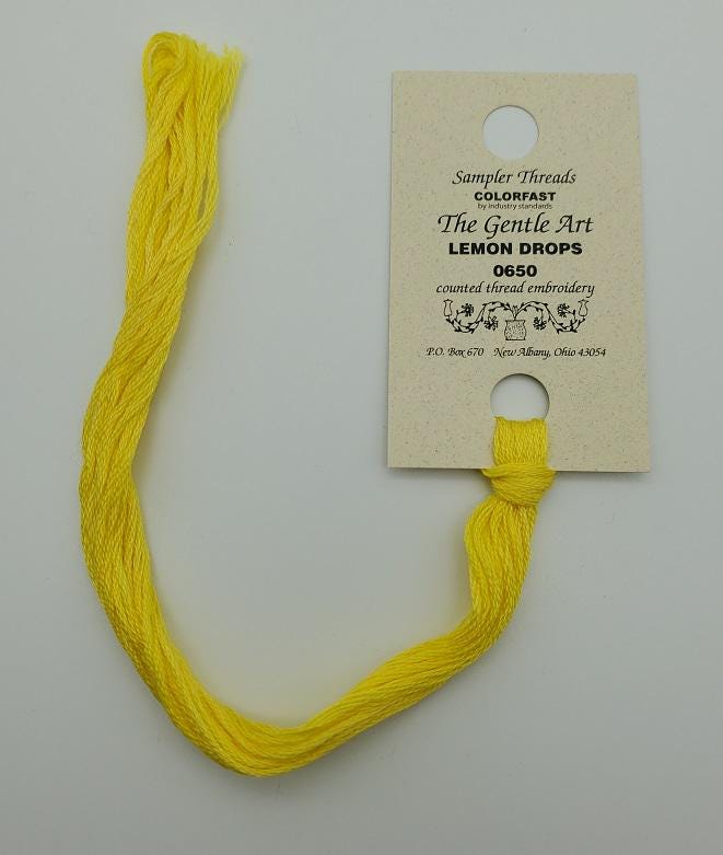Lemon Drops - Gentle Art Sampler Hand-Dyed Floss - 0650