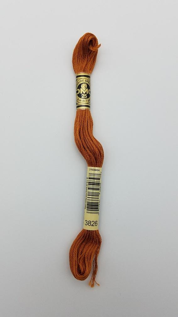 DMC 3826 - 6-Strand Floss - Golden Brown