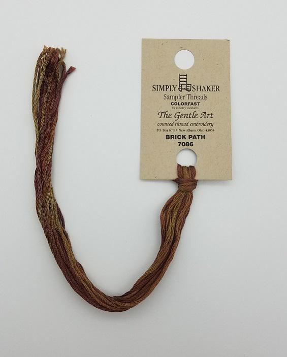 Brick Path - Gentle Art Simply Shaker Hand-Dyed Floss - 7086