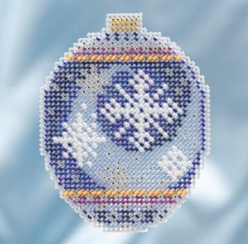 Midnight Snowfall - Mill Hill - Beaded Holiday - Cross Stitch Kit