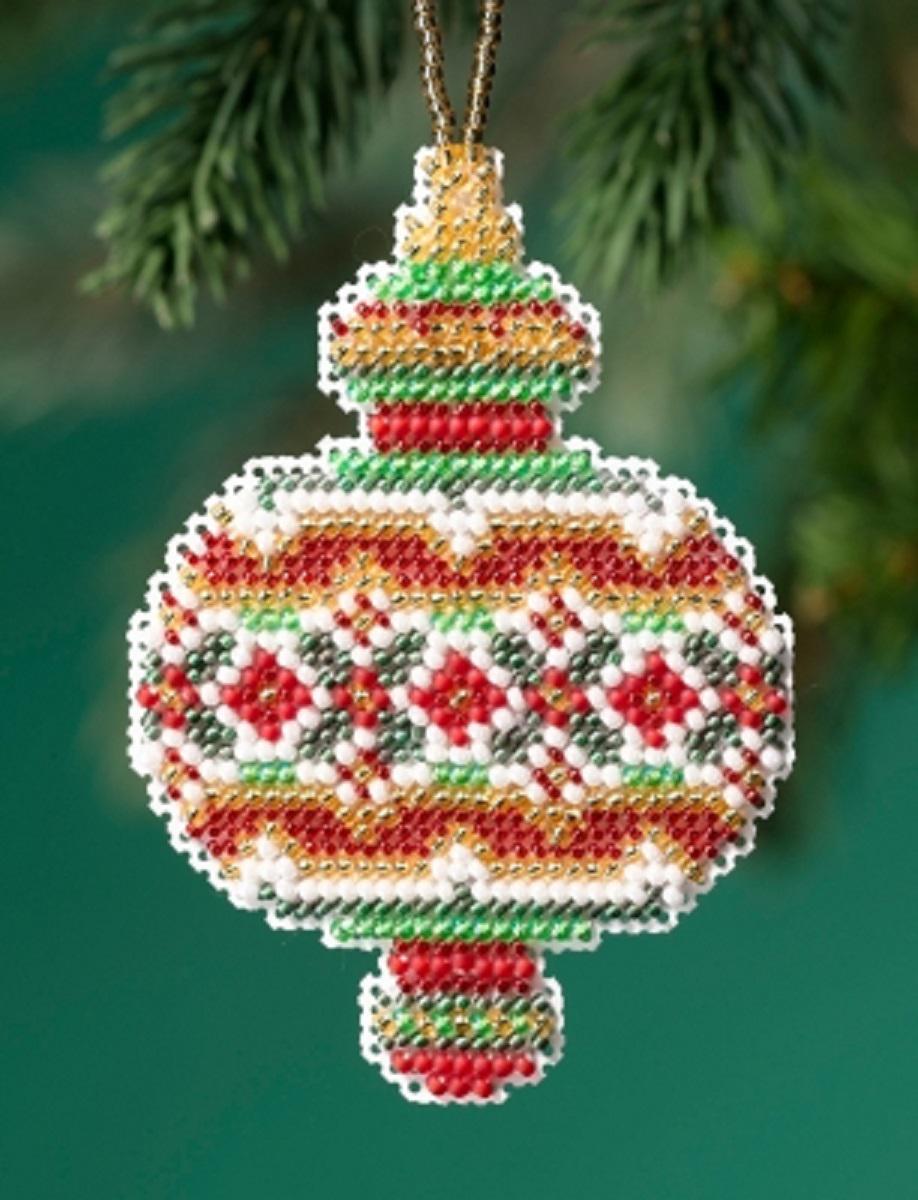Ruby Diamond - Mill Hill - Beaded Holiday - Cross Stitch Kit