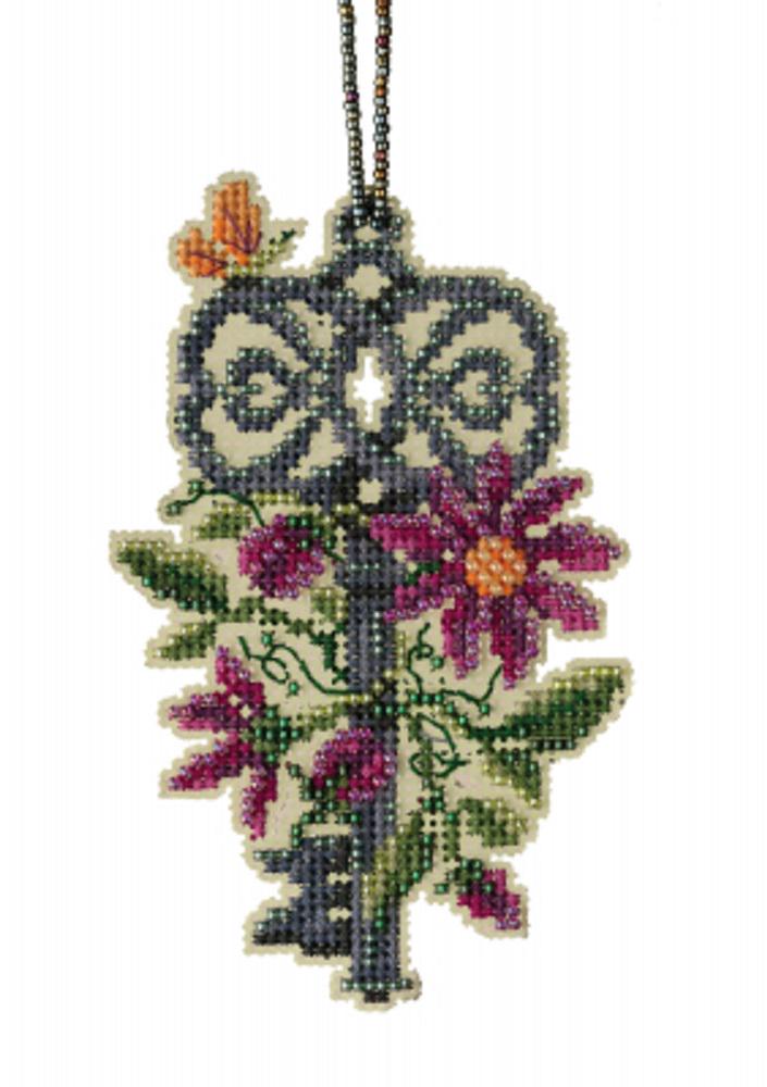 Spring Key - Mill Hill - Antique Keys Trilogy - Cross Stitch Kit - MH19-2111