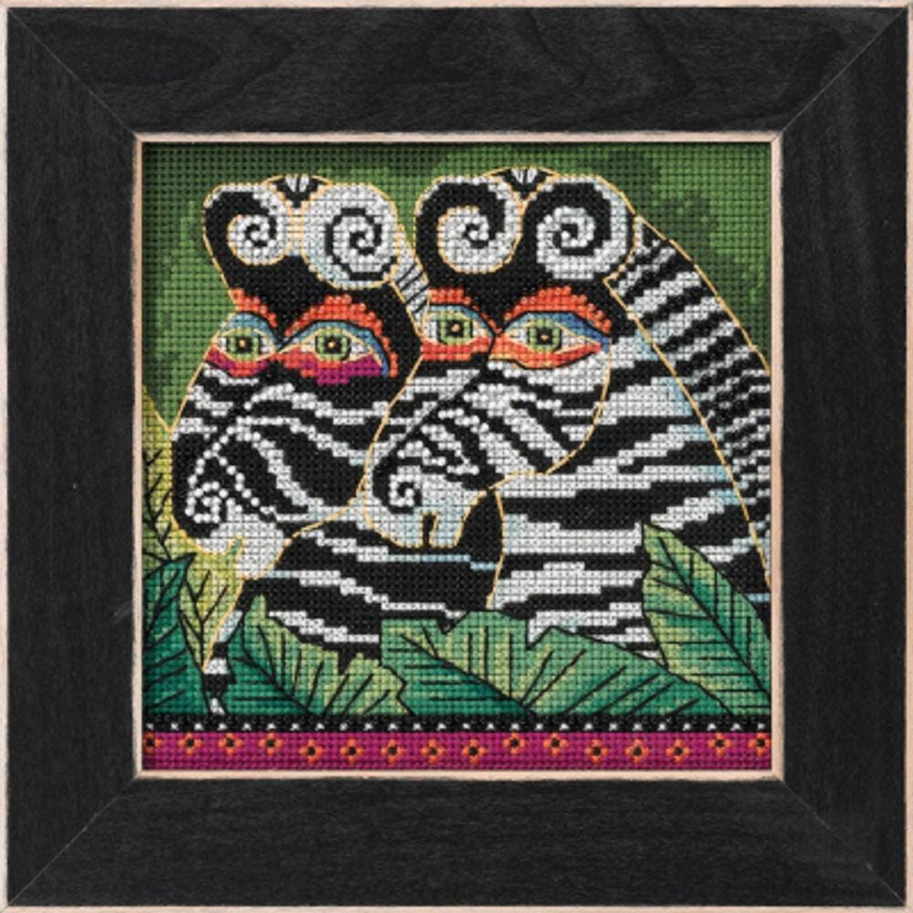 Zebra - Laurel Burch - Mill Hill - Cross Stitch Kit - LB14-2214